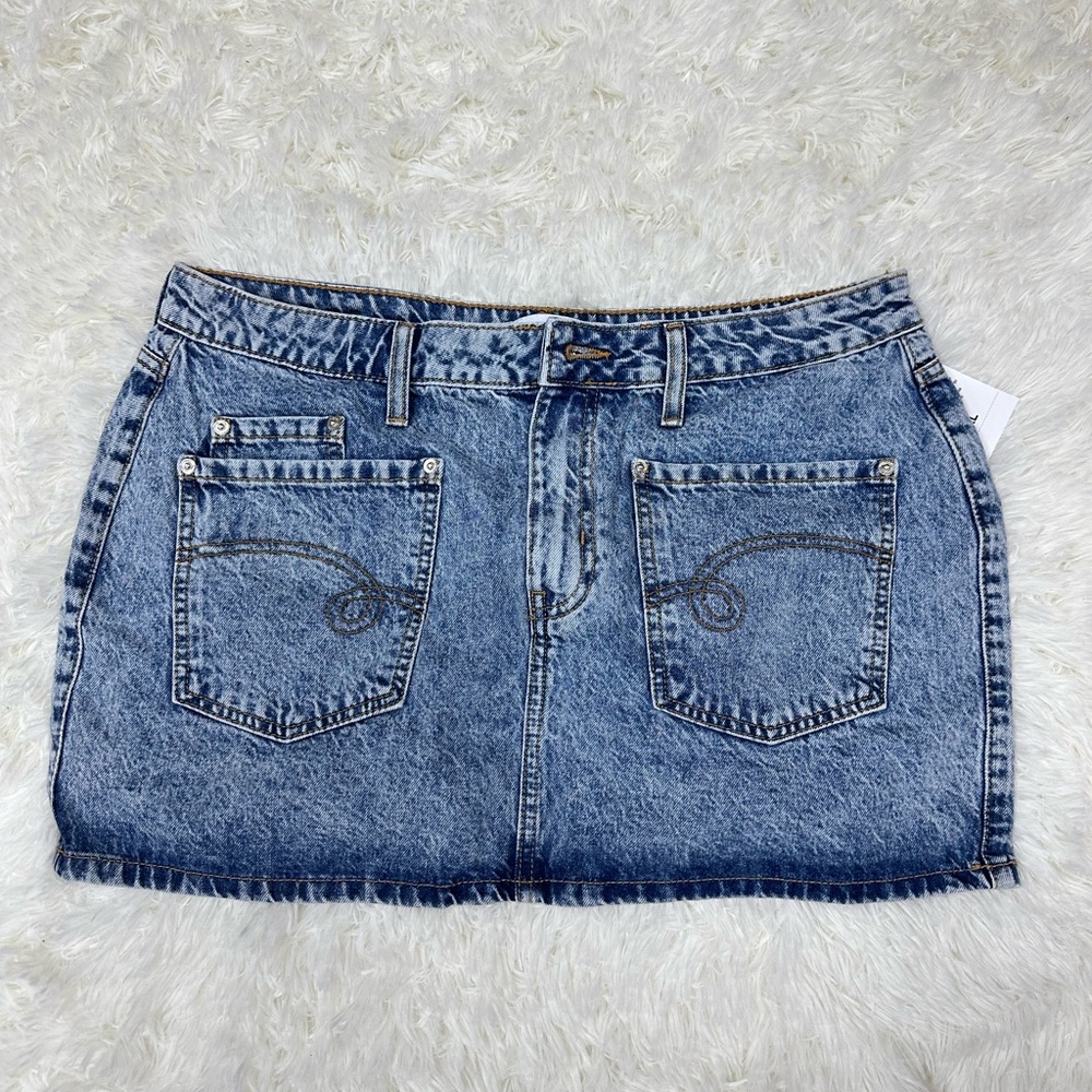 Forever 21 Blue Denim Mini Skirt